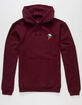 PRIMITIVE Golden State Fleece Mens Burgundy Hoodie image number 2