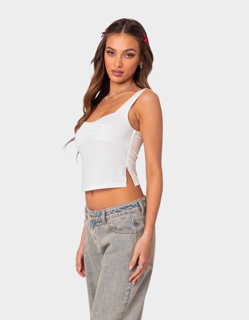 EDIKTED Marigold Side Slit Top image number 3