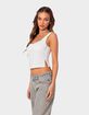 EDIKTED Marigold Side Slit Top image number 4