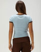 BOBBY JACK Ringer Womens Baby Tee image number 4