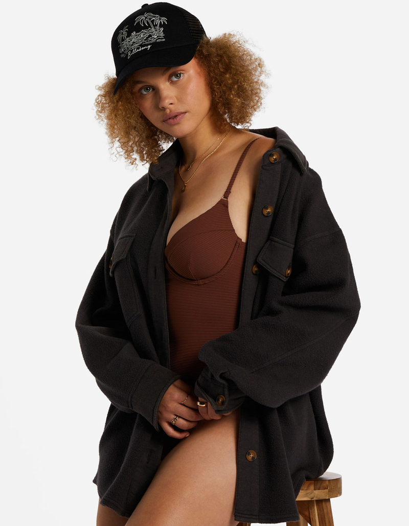 BILLABONG Aloha Forever Black Womens Trucker Hat image number 5