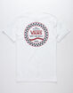 VANS Checkered Side Stripe Mens T-Shirt image number 1