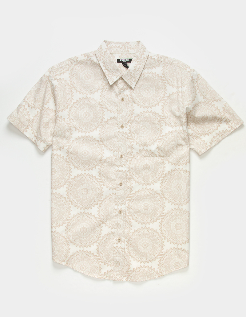 RSQ Geo Mens Button Up Shirt image number 1