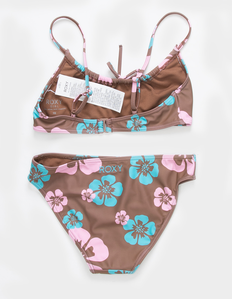 ROXY Cinched Bralette Girls Bikini Set image number 2