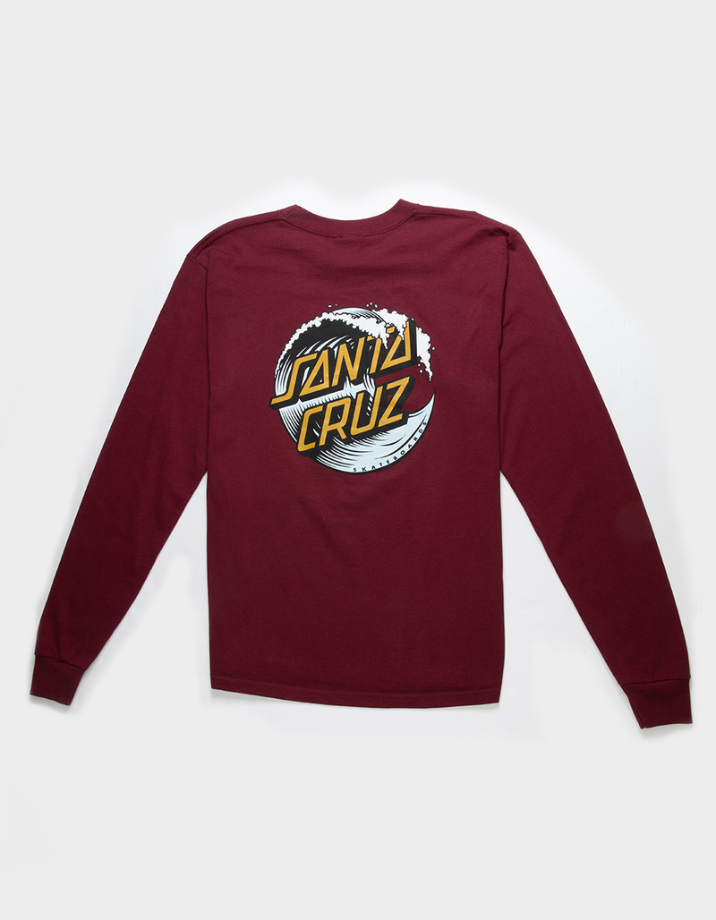 SANTA CRUZ Wave Dot Mens Long Sleeve Tee image number 0