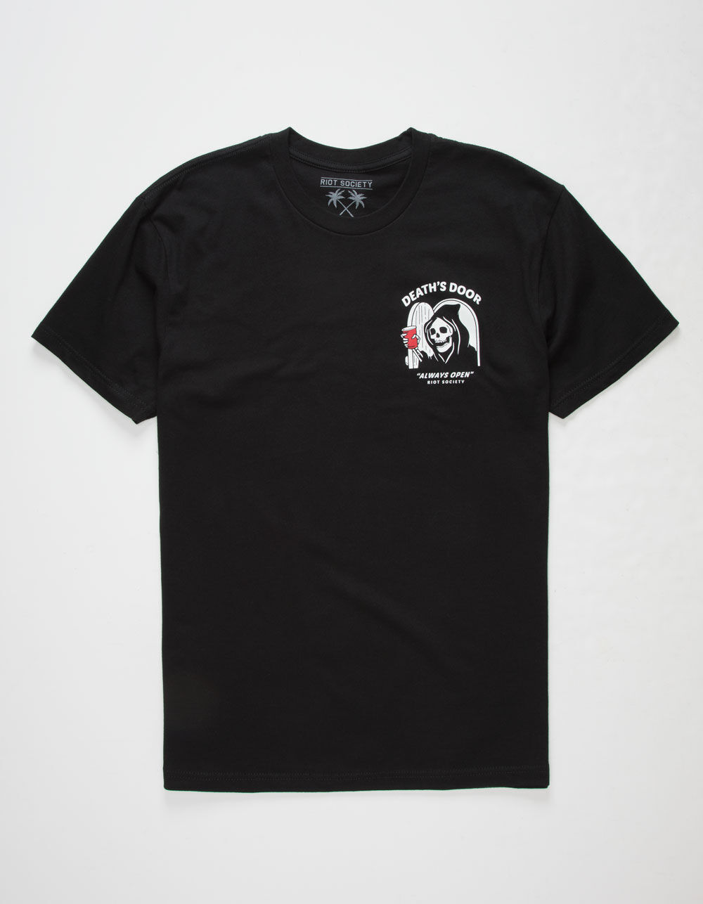 RIOT SOCIETY Death's Door Mens T-Shirt - BLACK - L | Tillys