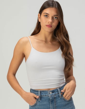 FULL TILT Womens Cami With Shelf Bra Primary Image