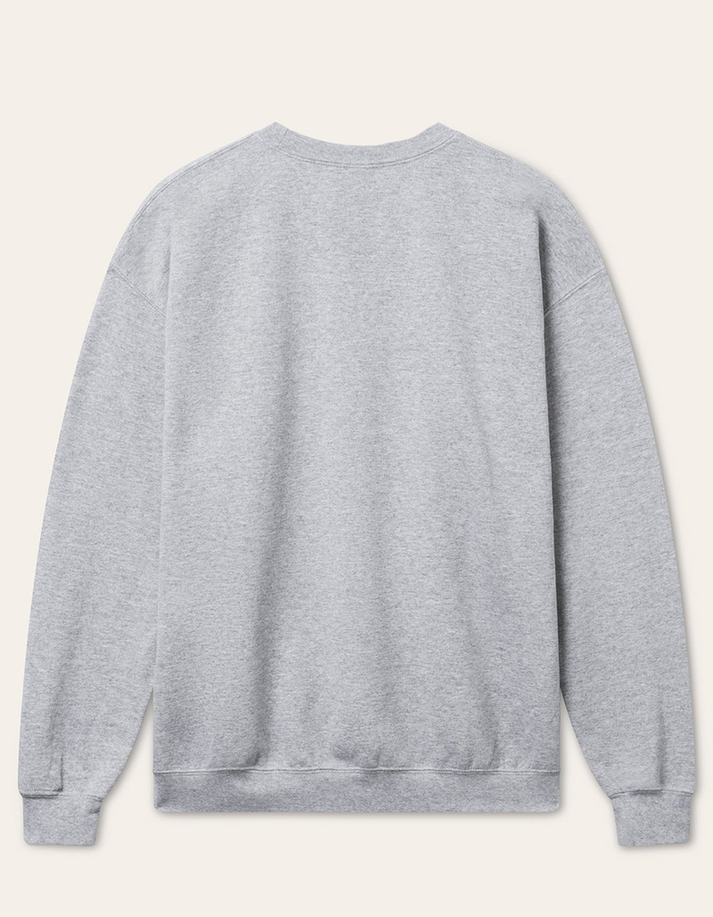 JUNK FOOD New England Patriots Backfield Womens Boyfriend Crewneck Sweatshirt image number 2