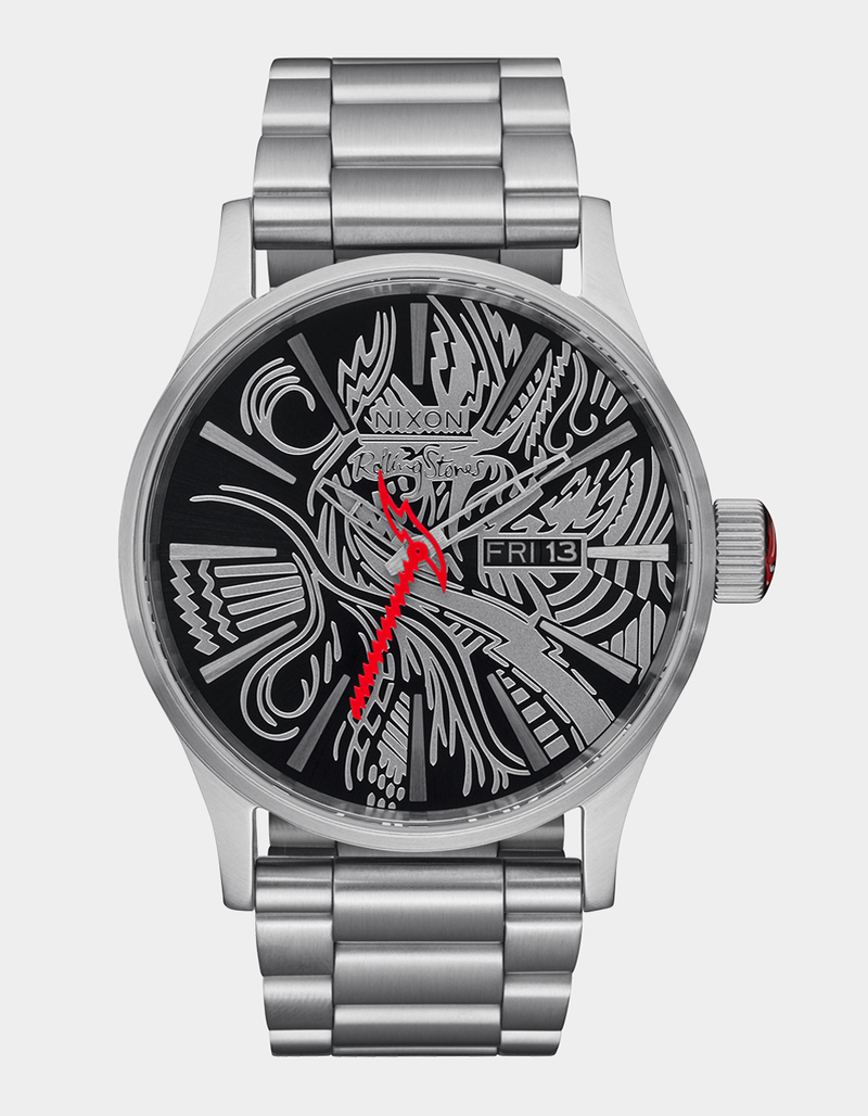 NIXON x Rolling Stones Sentry Stainless Steel Watch image number 0