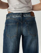 VON DUTCH Mid Rise Womens Wide Leg Slouchy Jeans image number 6