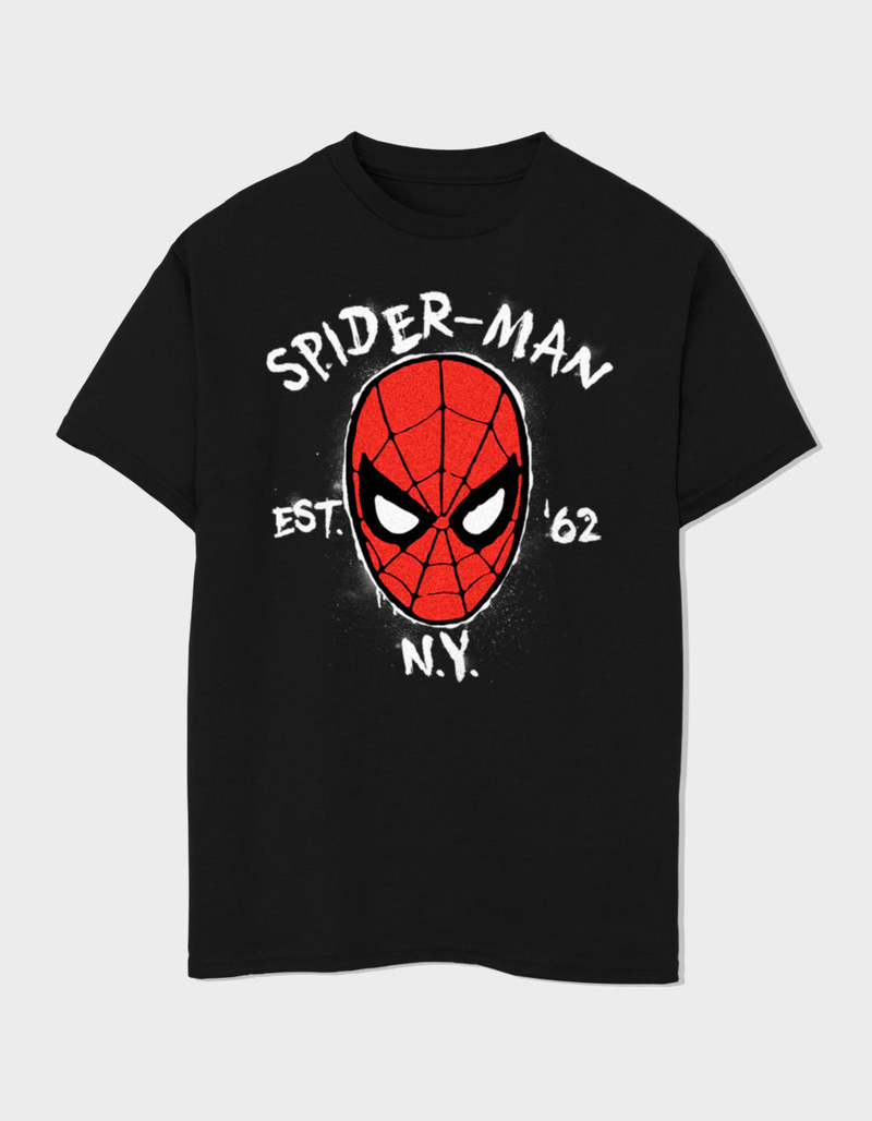 SPIDER-MAN Street Art Paint Unisex Kids Tee image number 0