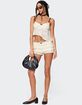 EDIKTED Este Asymmetric Textured Lace Top image number 5