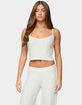 EDIKTED Louise Cable Knit Tank Top image number 2