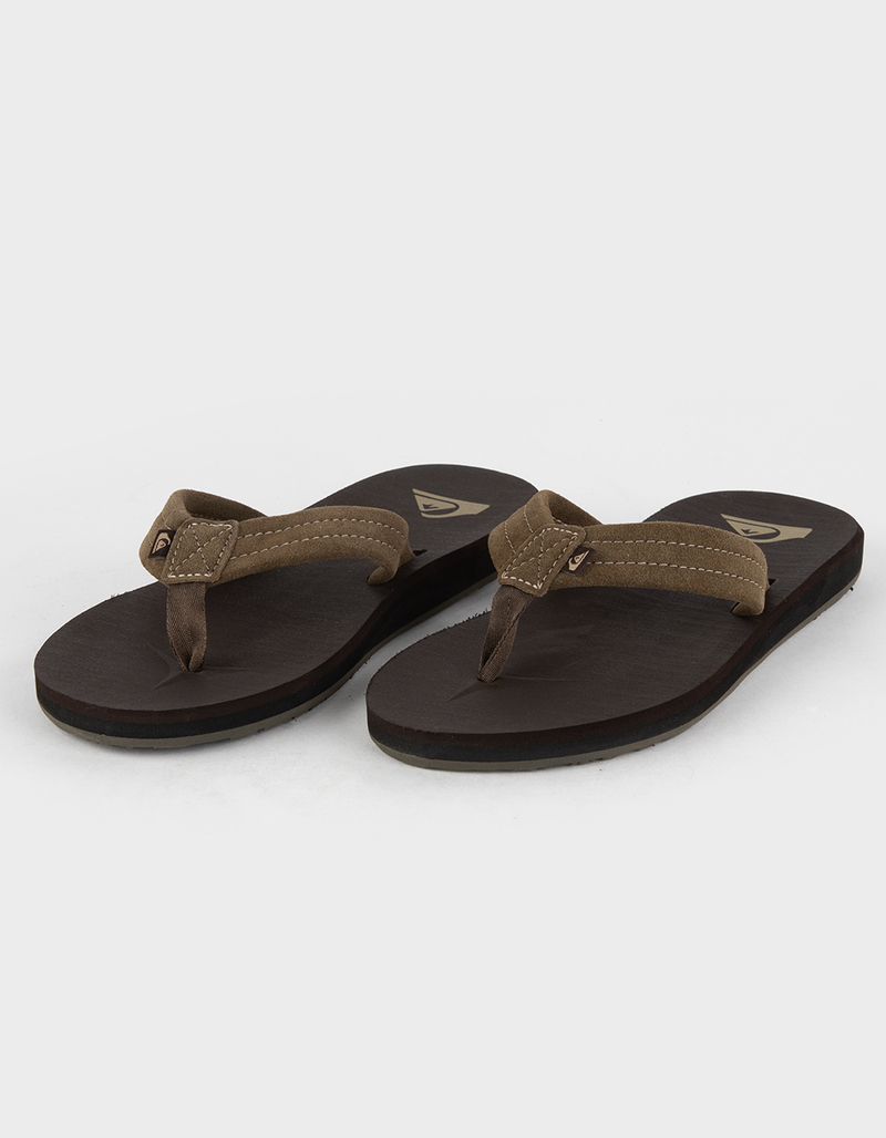 QUIKSILVER Carver Suede Mens Flip Flops image number 0