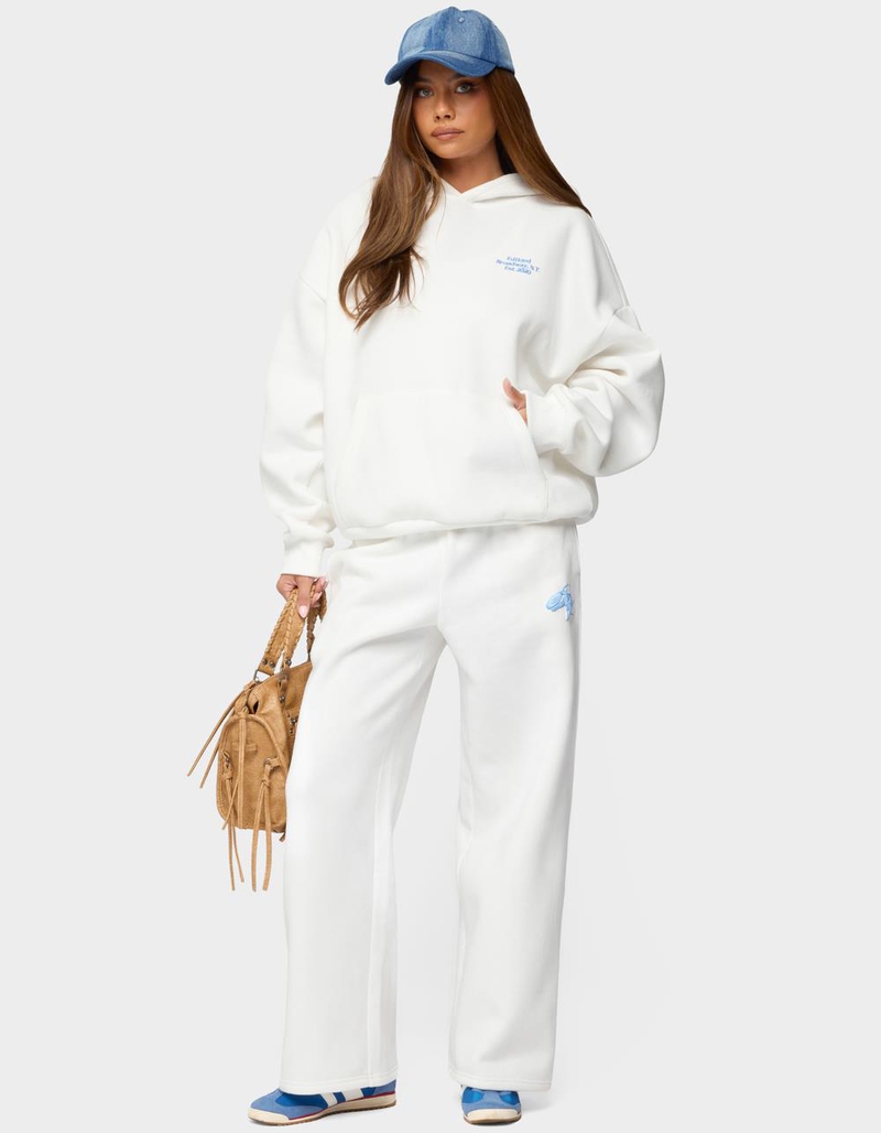 EDIKTED Keychain Cutie Straight Leg Sweatpants image number 3