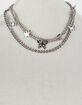 FULL TILT 3 Pack Butterfly Layered Chain Necklace image number 3