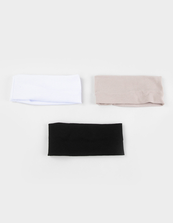 FULL TILT 3 Pack Ribbed Headbands Primary Image