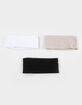 FULL TILT 3 Pack Ribbed Headbands image number 1
