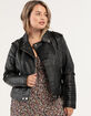 URBAN REPUBLIC Womens PU Moto Jacket image number 1