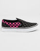 VANS Checkerboard Slip-On Carmine Rose Girls Shoes image number 1