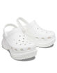 CROCS Classic Bae Womens White Clogs image number 2