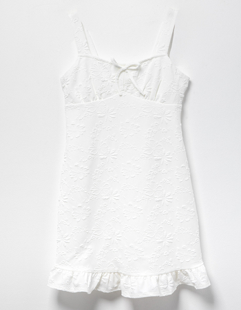 FULL TILT Floral Textured Girls Dress Primary Image