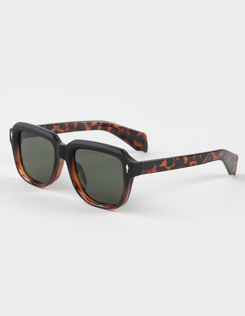 RSQ Matte 2 Tone Square Sunglasses Primary Image