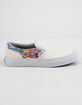 VANS Sparkle Flame Rainbow Girls Slip-On Shoes image number 1