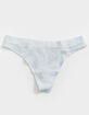 FULL TILT Seamless Baby Blue Thong image number 1