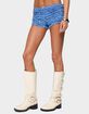 EDIKTED Shailee Ruffled Shorts image number 5