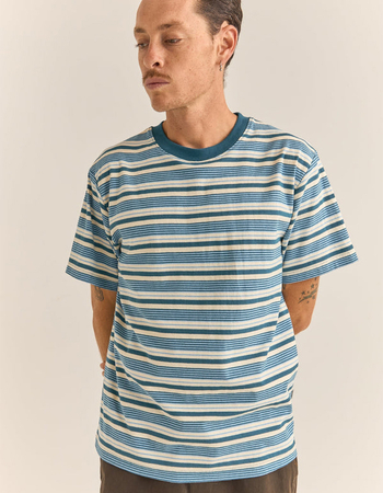 RHYTHM Oh Three Mens Stripe Tee Alternative Image