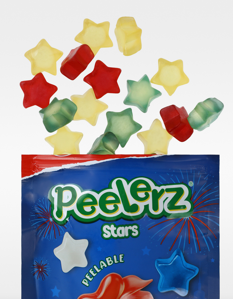 PEELERZ Stars Peelable Gummy Candy image number 2