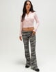 RSQ Womens Cable Knit Zip-Up Hooded Sweater image number 5