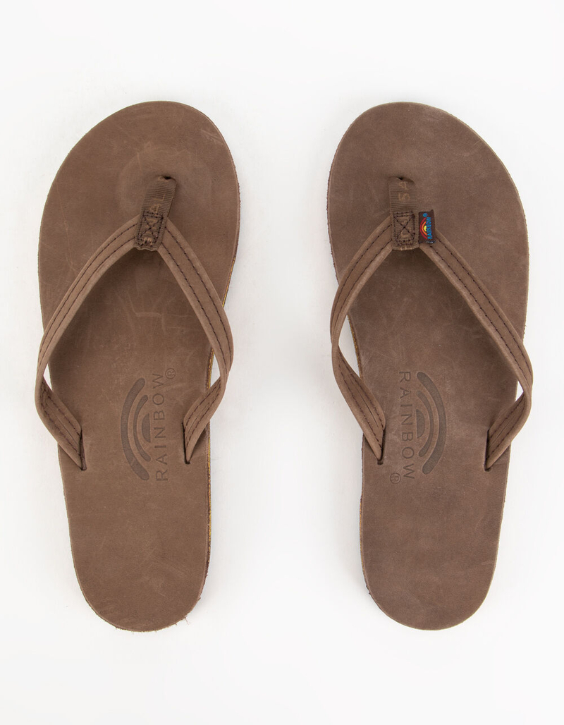 RAINBOW Narrow Strap Womens Flip Flops image number 1