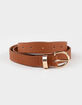 3 Pack Basic Womens Skinny Belts image number 3