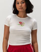 STRAWBERRY SHORTCAKE Womens Baby Tee image number 1