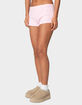 EDIKTED Rebekah Ribbed Shorts image number 4