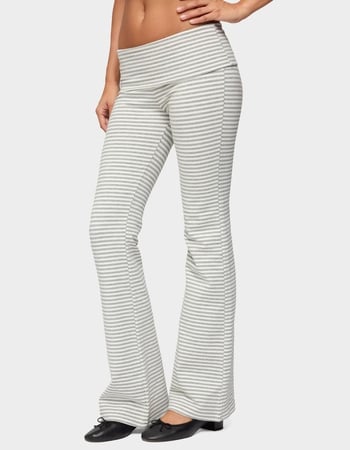 EDIKTED Kaeli Stripey Flared Leggings Alternative Image