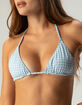 FULL TILT Reversible Texture Triangle Bikini Top image number 7