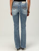 MISS ME Flap Mid Rise Womens Bootcut Jeans image number 2