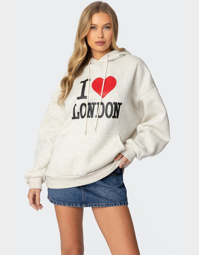 EDIKTED London Lover Oversized Hoodie image number 0