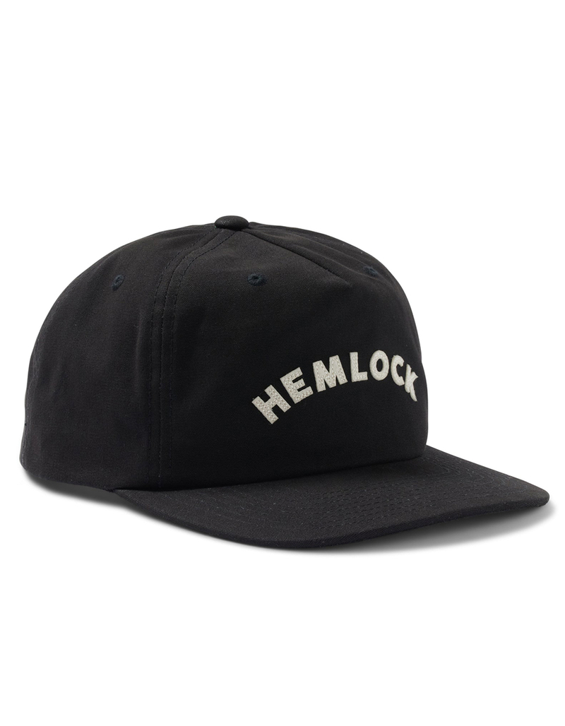 HEMLOCK HAT CO. Alden 5 Panel Mens Snapback Hat image number 1