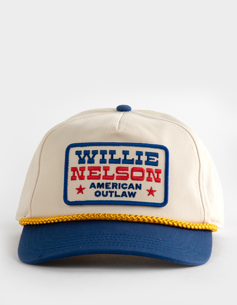 AMERICAN NEEDLE Willie Nelson Roscoe Snapback Hat image number 1