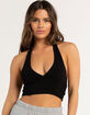 FULL TILT Womens Halter Top image number 1