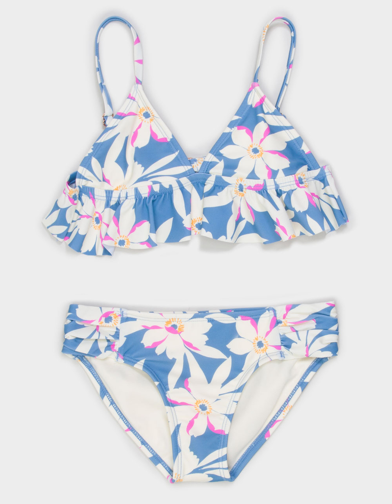 RAISINS Mi Amiga Girls Ruffle Triangle Top Bikini Set image number 0