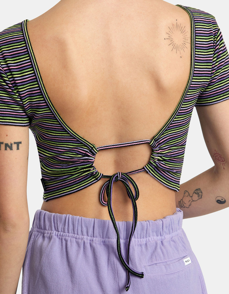 RVCA Smitten V-Neck Crop Top image number 5