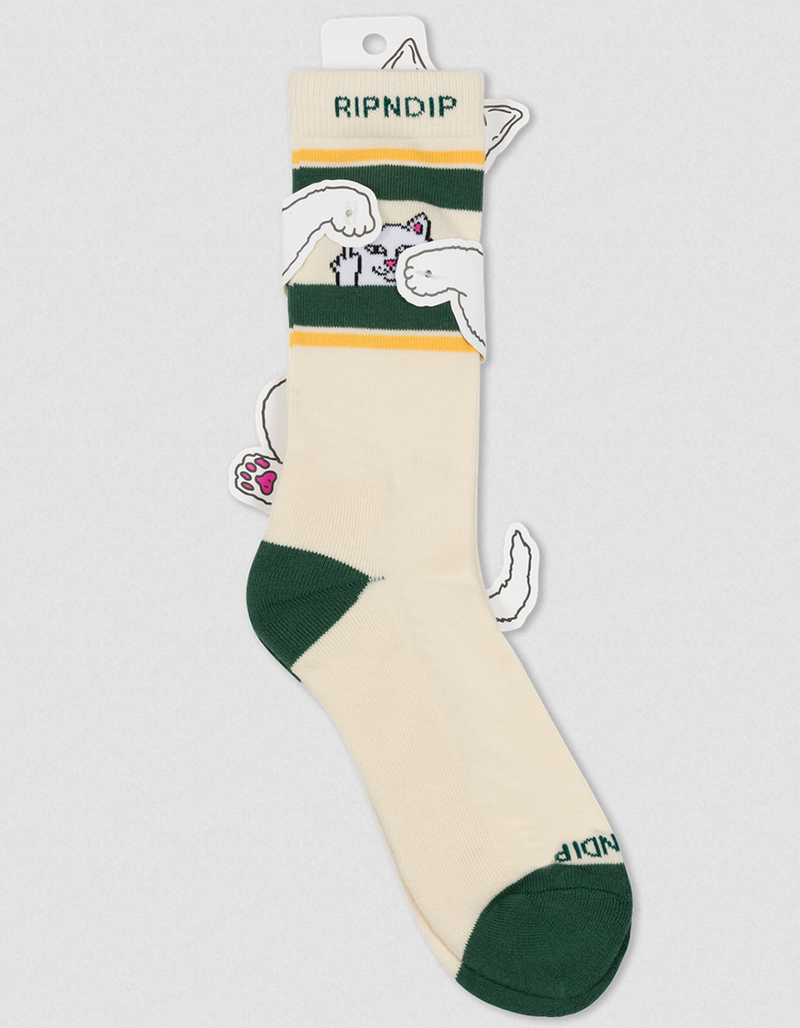 RIP N DIP Peeking Nermal Mens Crew Socks image number 2