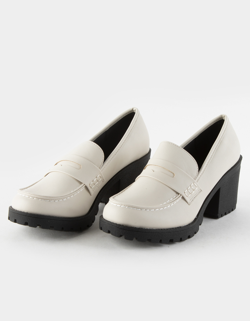 SODA Kinder Platform Womens Penny Loafers image number 0