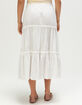 NECTAR CLOTHING Womens Eyelet Midi Skirt image number 4
