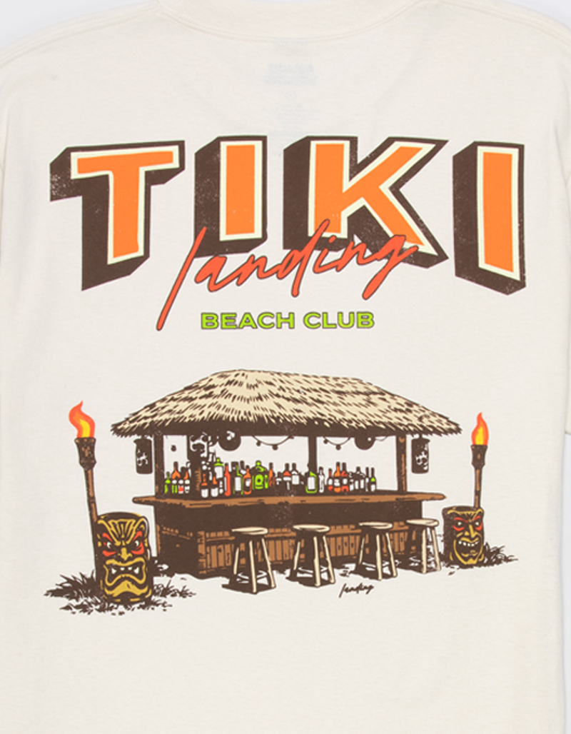 BECAUSE WEEKEND Tiki Mens Tee image number 2